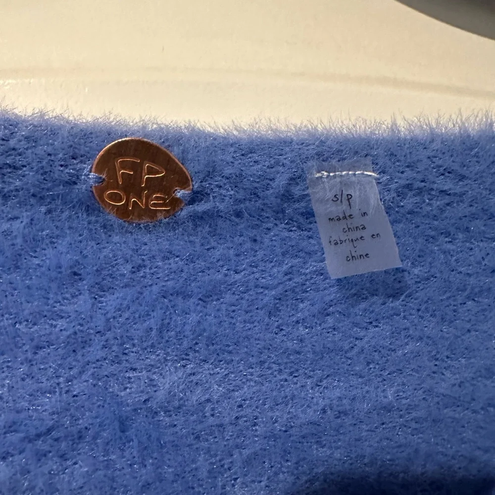 NWT Free People / FP One Cirilla sweater in Blue Iris / new;flawless - Picture 9 of 16